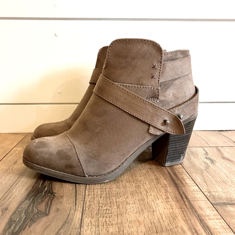 Tan Suede Ankle Boot